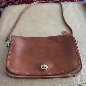 Coach crossbody leather proper inside and outside tags